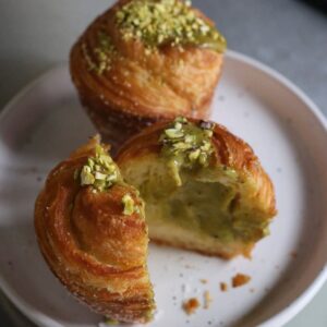 Pistachio Cruffin